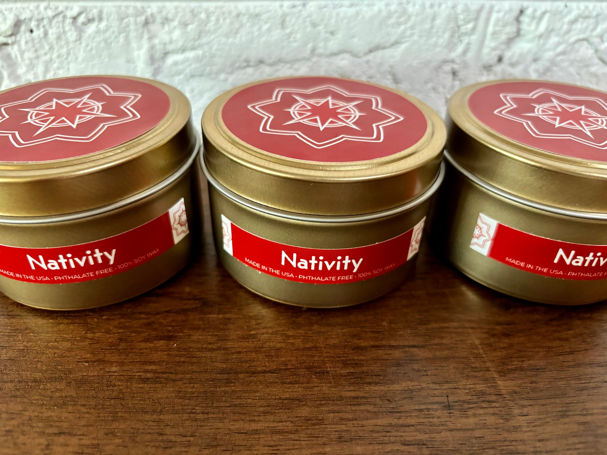 Nativity Travel Candles
