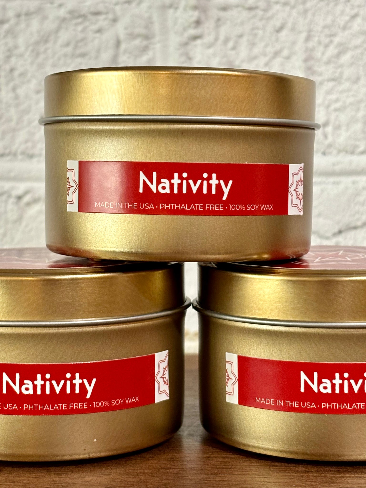 Nativity Travel Candles