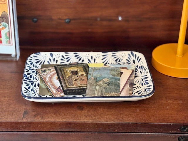 Handmade Small Blue Platter