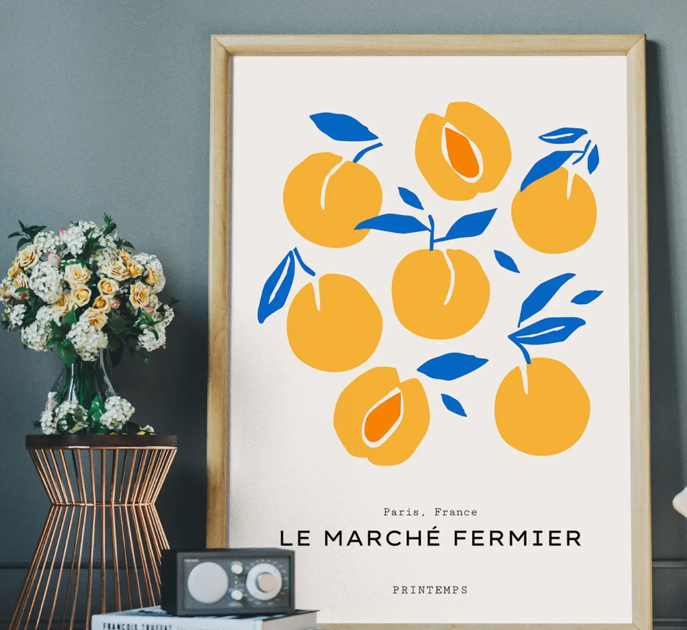 Farmer's Market Print - Paris